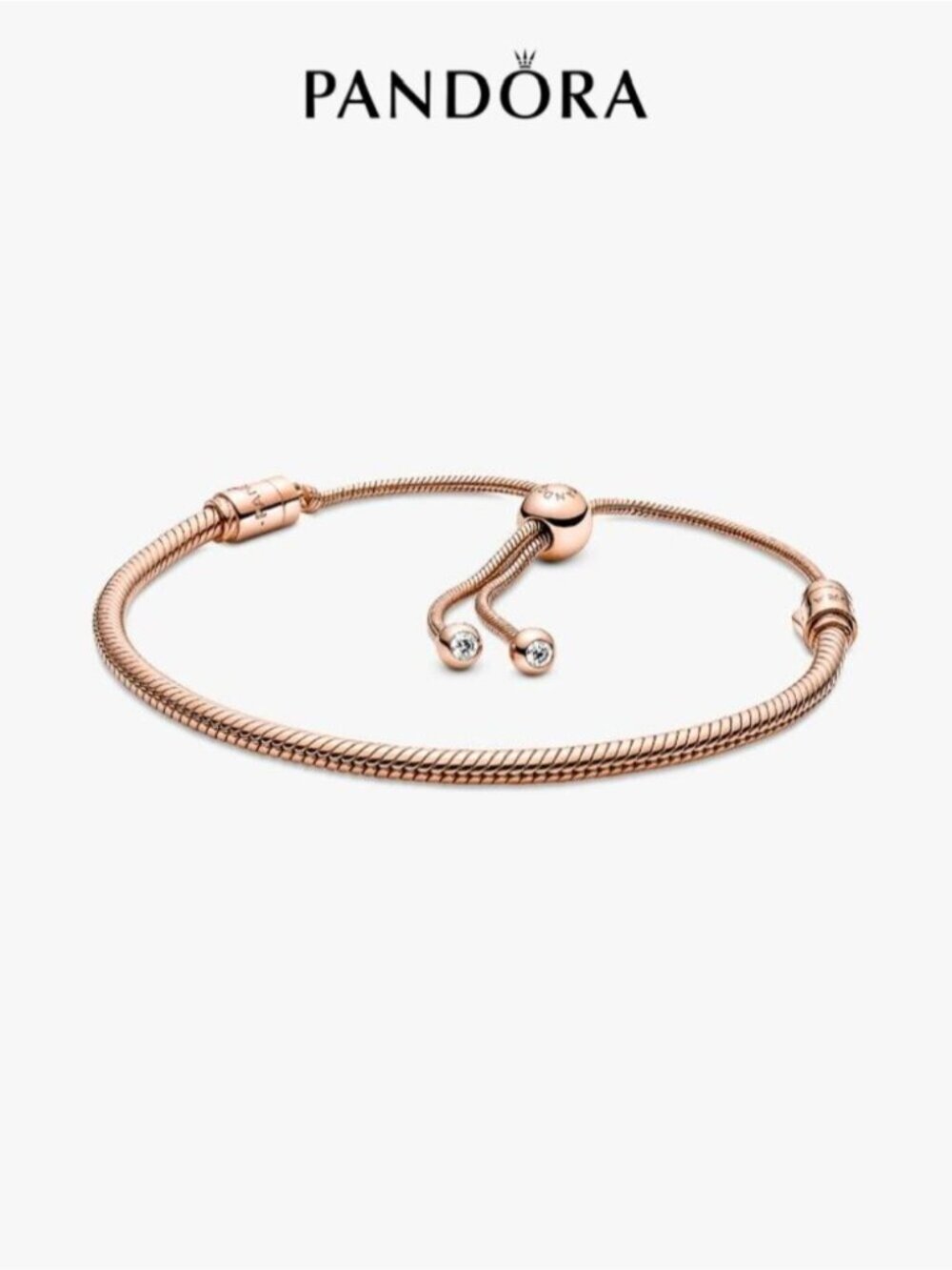 Pandora Moments Snake Chain Slider Bracelet